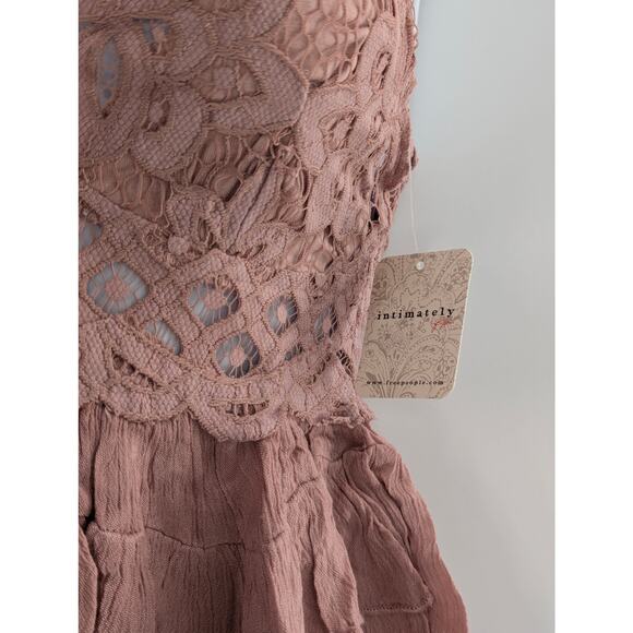 Free People Pink Adella Camisole Top Size Small - Picture 9 of 12